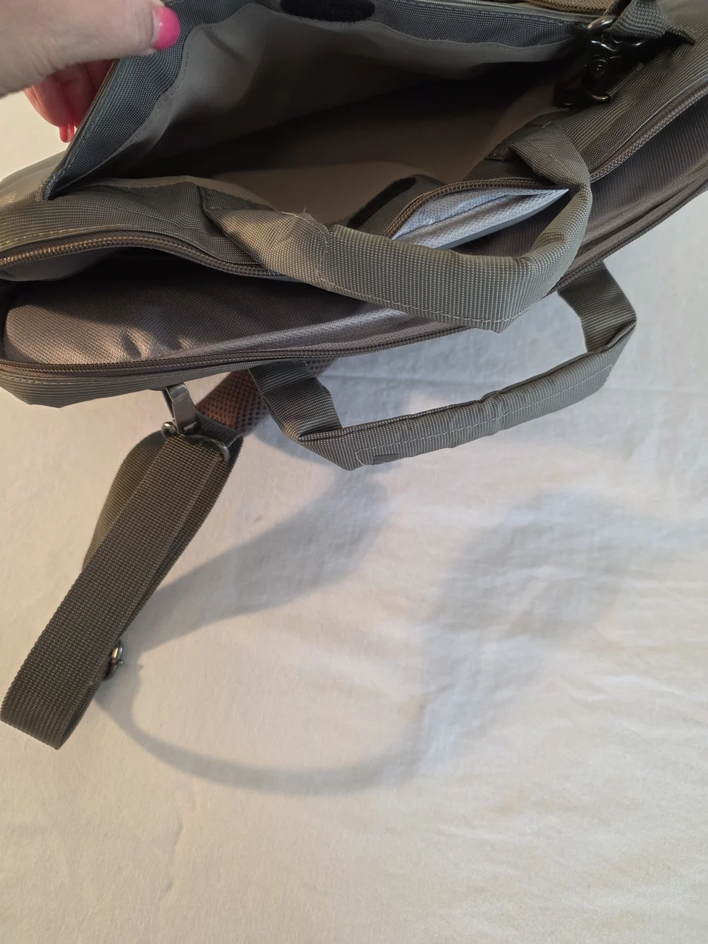 Tucano Grey Laptop Briefcase Bag -